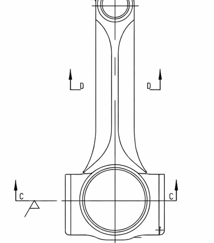 JA Modified X-Series Forged Rod – Yamaha XMAX 300